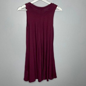 Silence + Noise‎ Burgundy Sleeveless Swing Dress